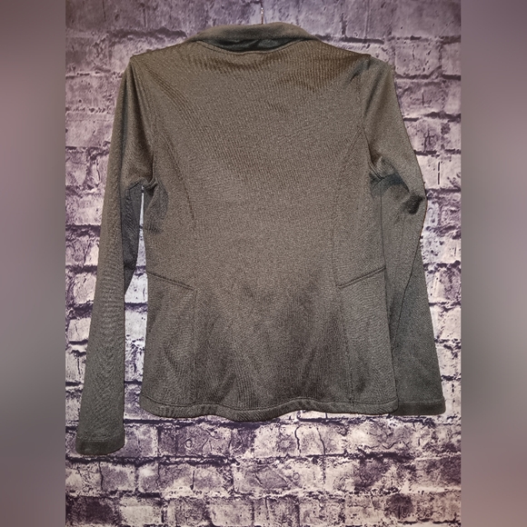 The North Face Fleece lined Black Zip Up sz Medium - Picture 2 of 2